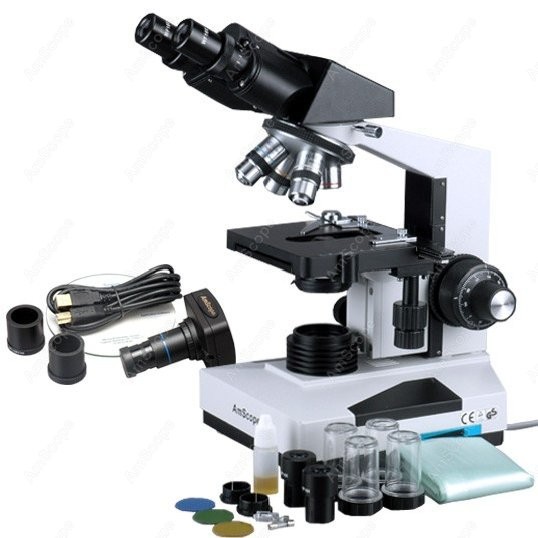 Microscope Compound 40X - AmScope Biologische binoculaire samengestelde microscoop 40X