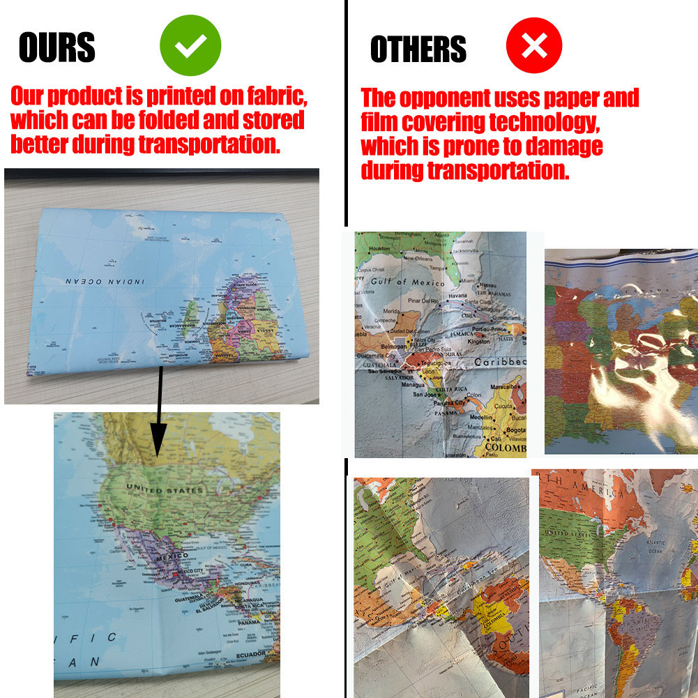 Engelse Wereldkaart Poster Kla - Star Map Poster recensie en prijs