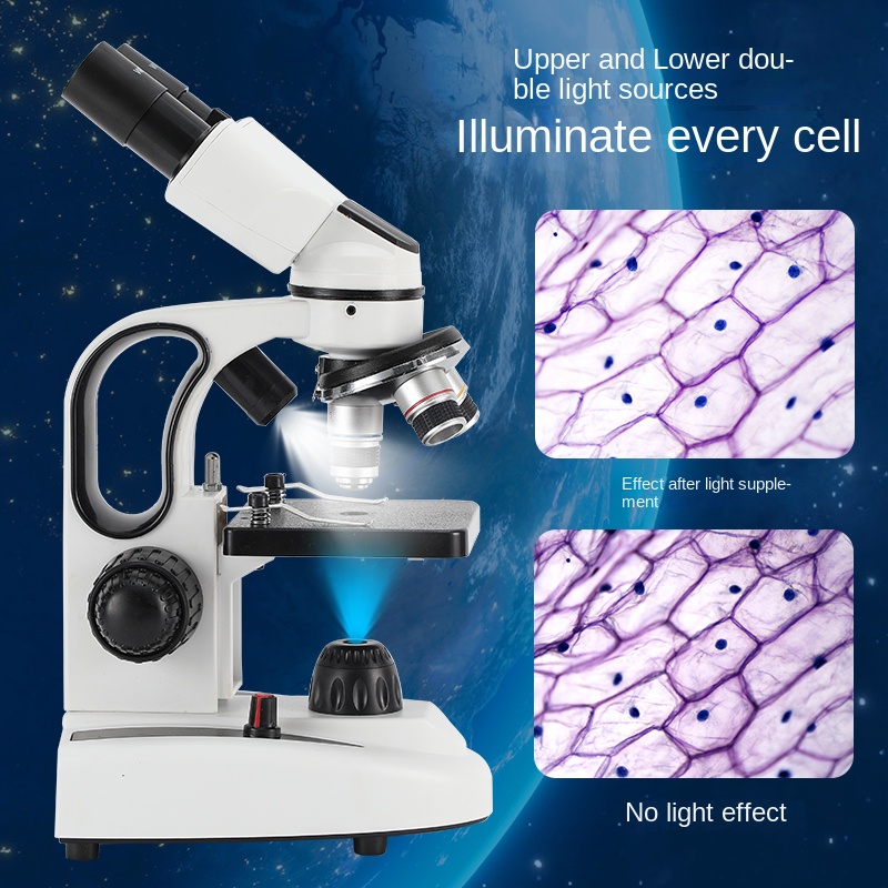 40X-1000X Samengestelde Binocu - Microscope Compound 40X recensie en prijs
