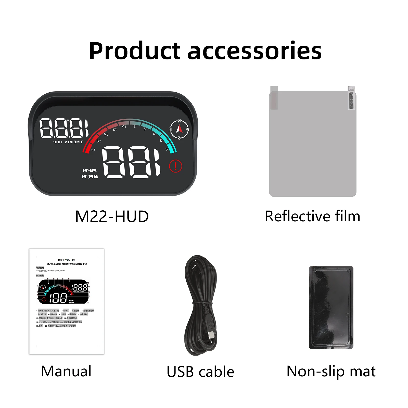 Windshield Projector M22 GPS S - Anemometer Wind Speed recensie en prijs