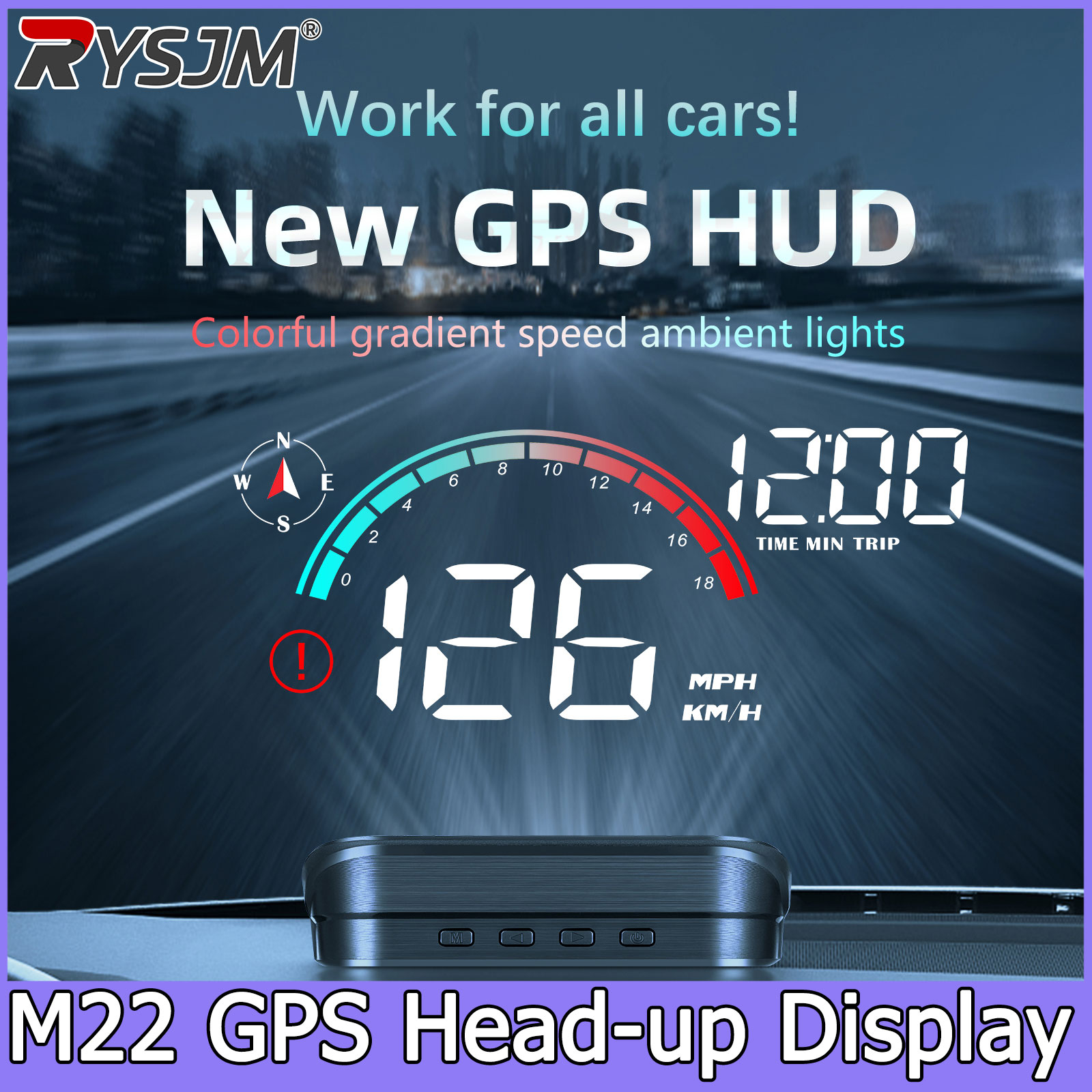 Windshield Projector M22 GPS S - Anemometer Wind Speed recensie en prijs